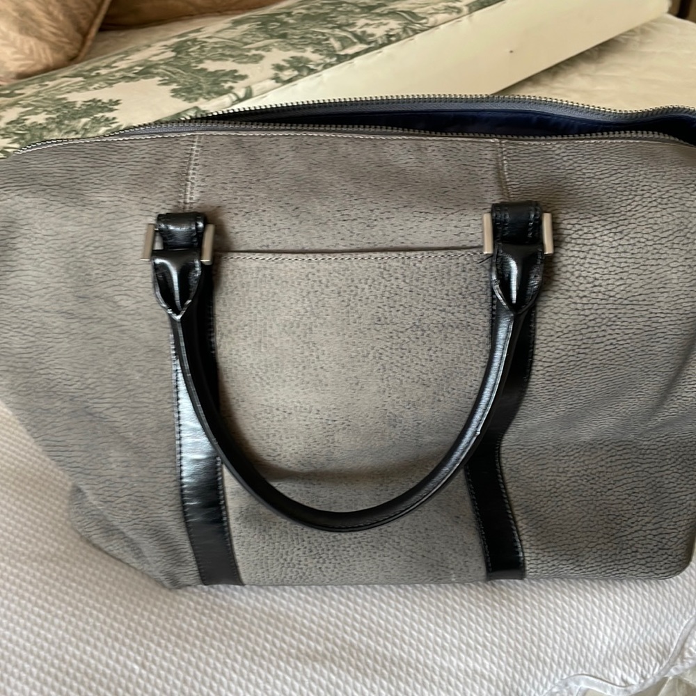 Brahmin Sudbury leather duffel